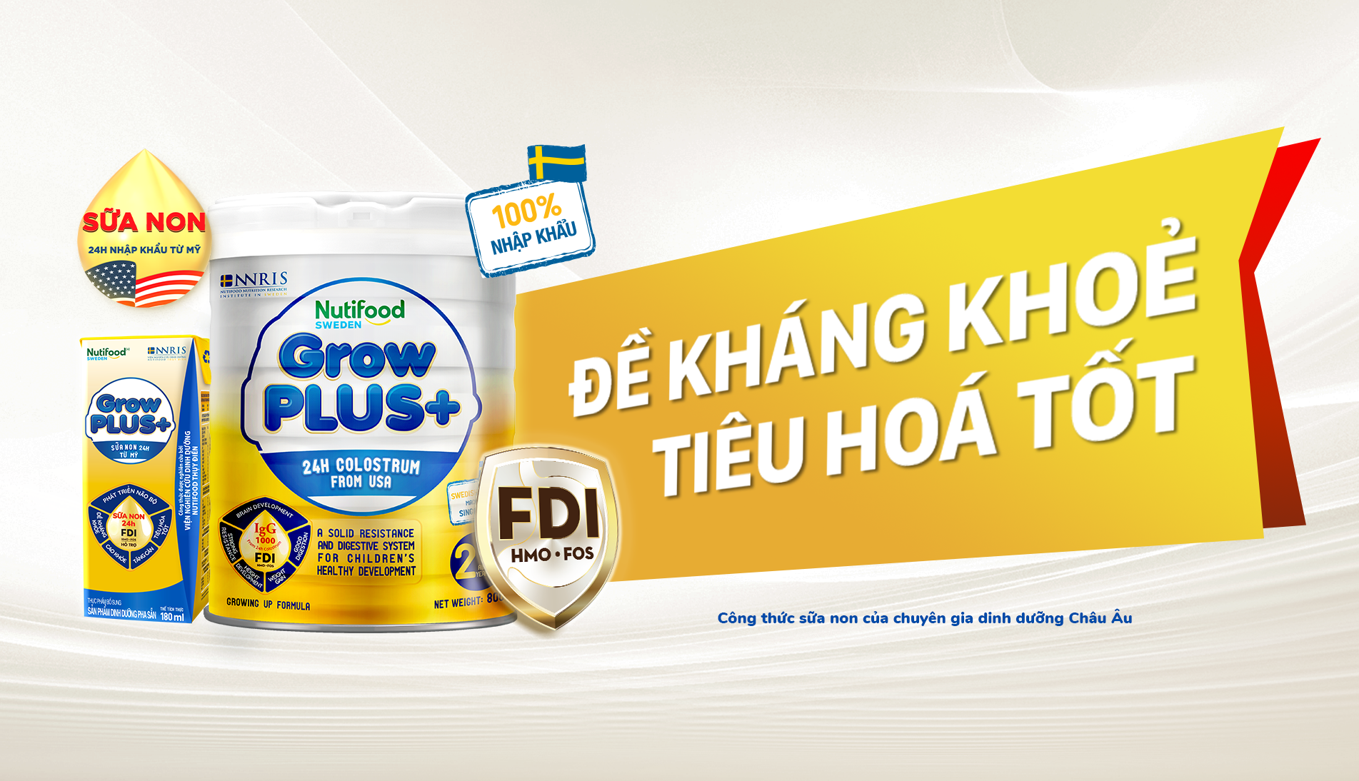 Nutifood GrowPLUS+ Sữa non đã được chứng minh lâm sàng