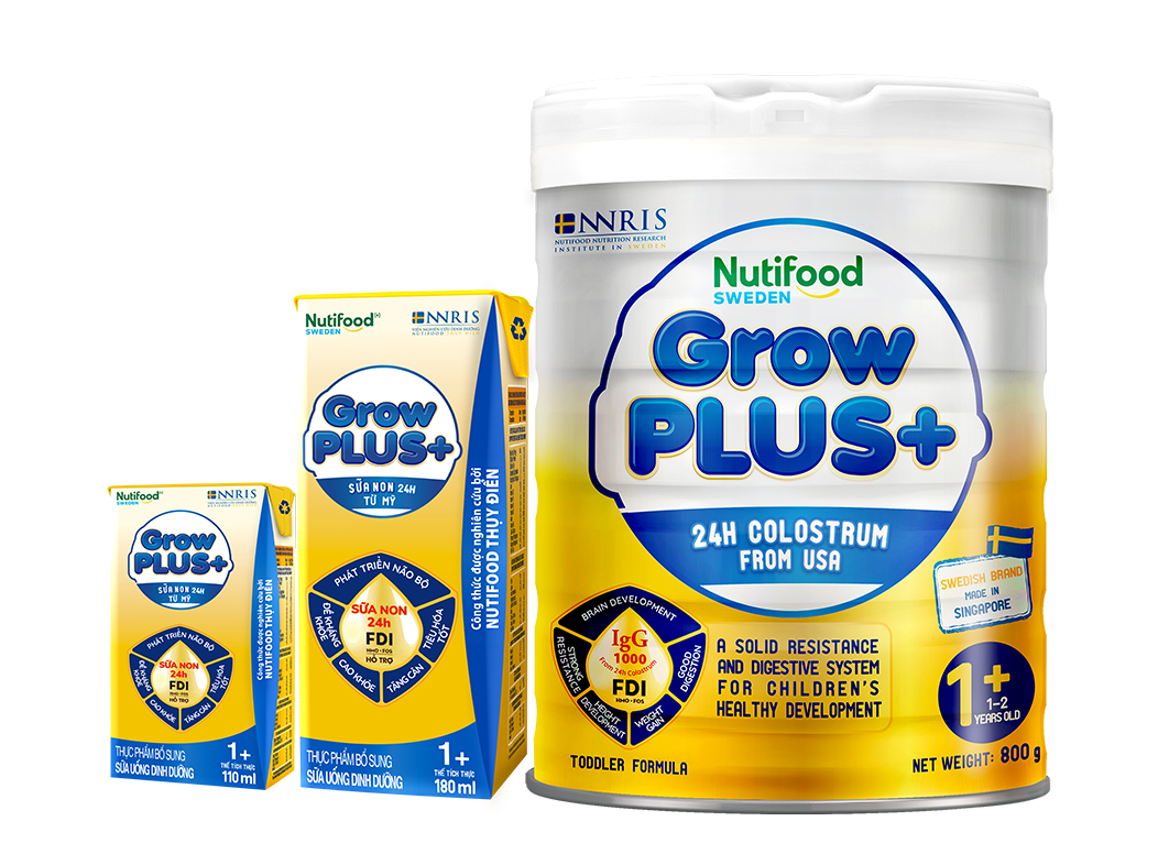 Nutifood GrowPLUS+ Sữa non 1+