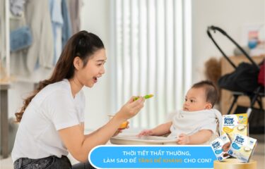 THỜI TIẾT THẤT THƯỜNG, LÀM SAO ĐỂ TĂNG ĐỀ KHÁNG CHO CON
