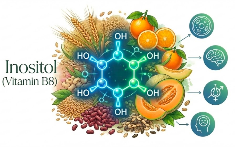 Bổ sung inositol từ sữa mẹ, ngũ cốc, trái cây và các loại đậu giúp trẻ phát triển trí não khỏe mạnh