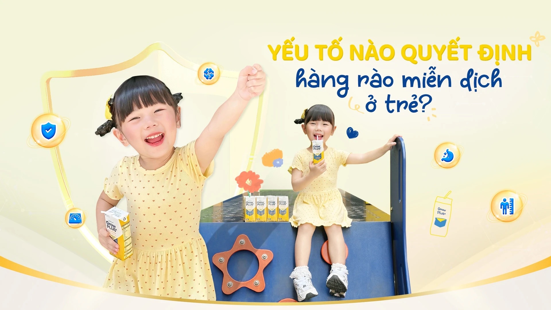 Trẻ khỏe mạnh không ốm vặt nhờ đâu? Xây dựng đề kháng cho trẻ là quá trình cần sự hỗ trợ từ nhiều yếu tố.