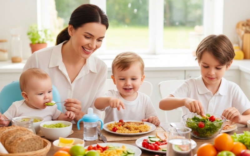 Lựa chọn chế độ dinh dưỡng theo độ tuổi giúp trẻ khỏe mạnh