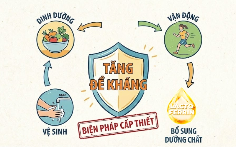  tăng sức đề kháng cho bé 6 tháng