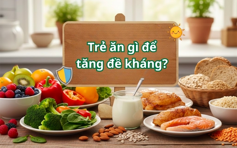 Mẹ có thể tăng sức đề kháng từ những thực phẩm quen thuộc xung quanh bé.