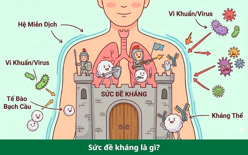 thức ăn tăng sức đề kháng cho trẻ