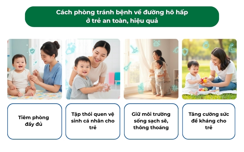 Việc chăm sóc và phòng tránh các bệnh đường hô hấp ở trẻ là vô cùng cần thiết.