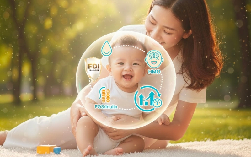 FDI giúp trẻ giảm trẻ phát triển toàn diện về thể chất lẫn trí não, đồng thời tối ưu tiêu hóa, tăng đề kháng và hấp thu dưỡng chất