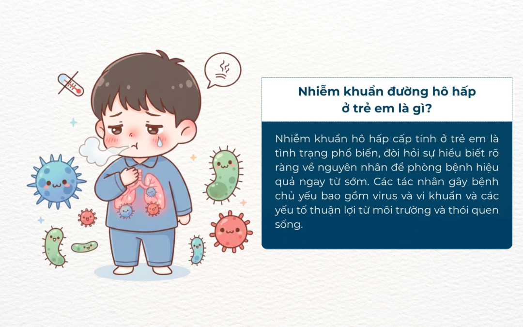 Nhiễm khuẩn đường hô hấp ở trẻ: Dấu hiệu, cách phòng ngừa và lưu ý