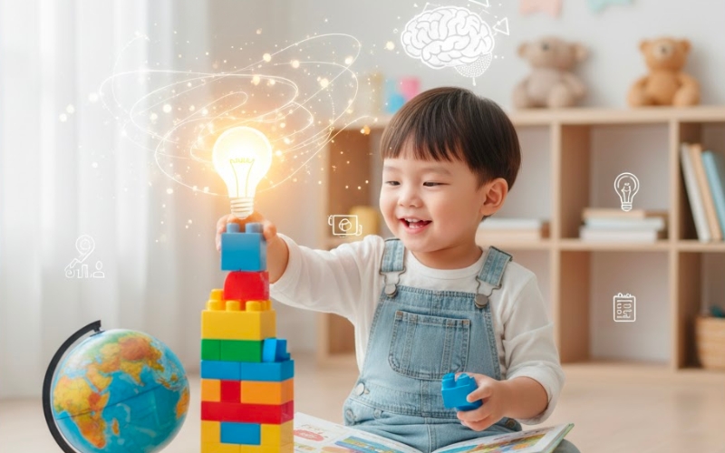 Tác dụng của sữa non thúc đẩy tăng trưởng xương, cơ và hỗ trợ hình thành não bộ, giúp trẻ phát triển toàn diện.