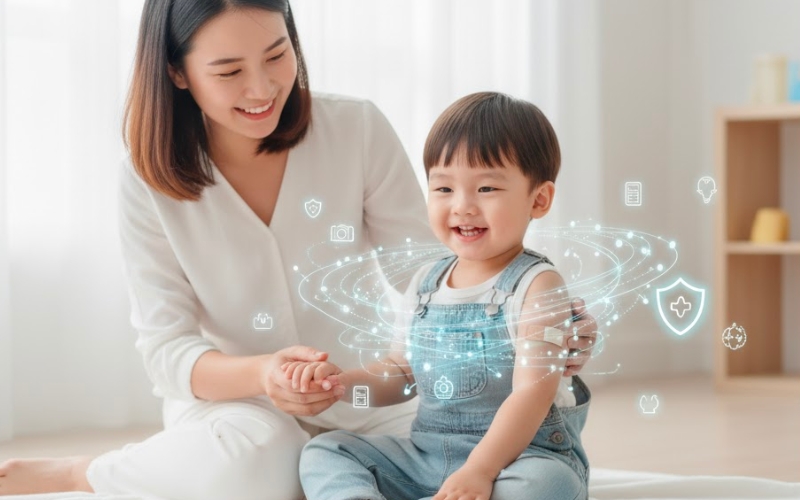 Thành phần sữa non giúp giảm viêm, tăng tái tạo tế bào và hỗ trợ cơ thể trẻ phục hồi nhanh hơn sau khi bệnh