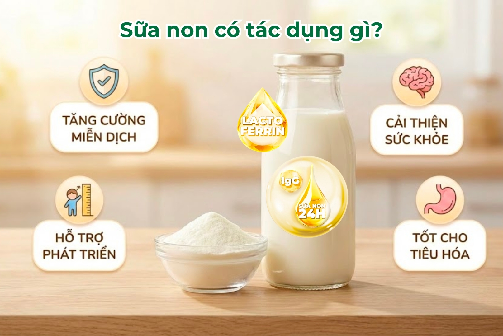 Sữa non có tác dụng gì? Tại sao sữa non cần thiết cho trẻ?